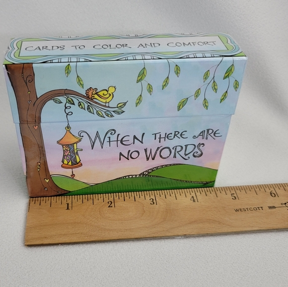 When There Are No Words Cards To Color And Comfort - Picture 7 of 8